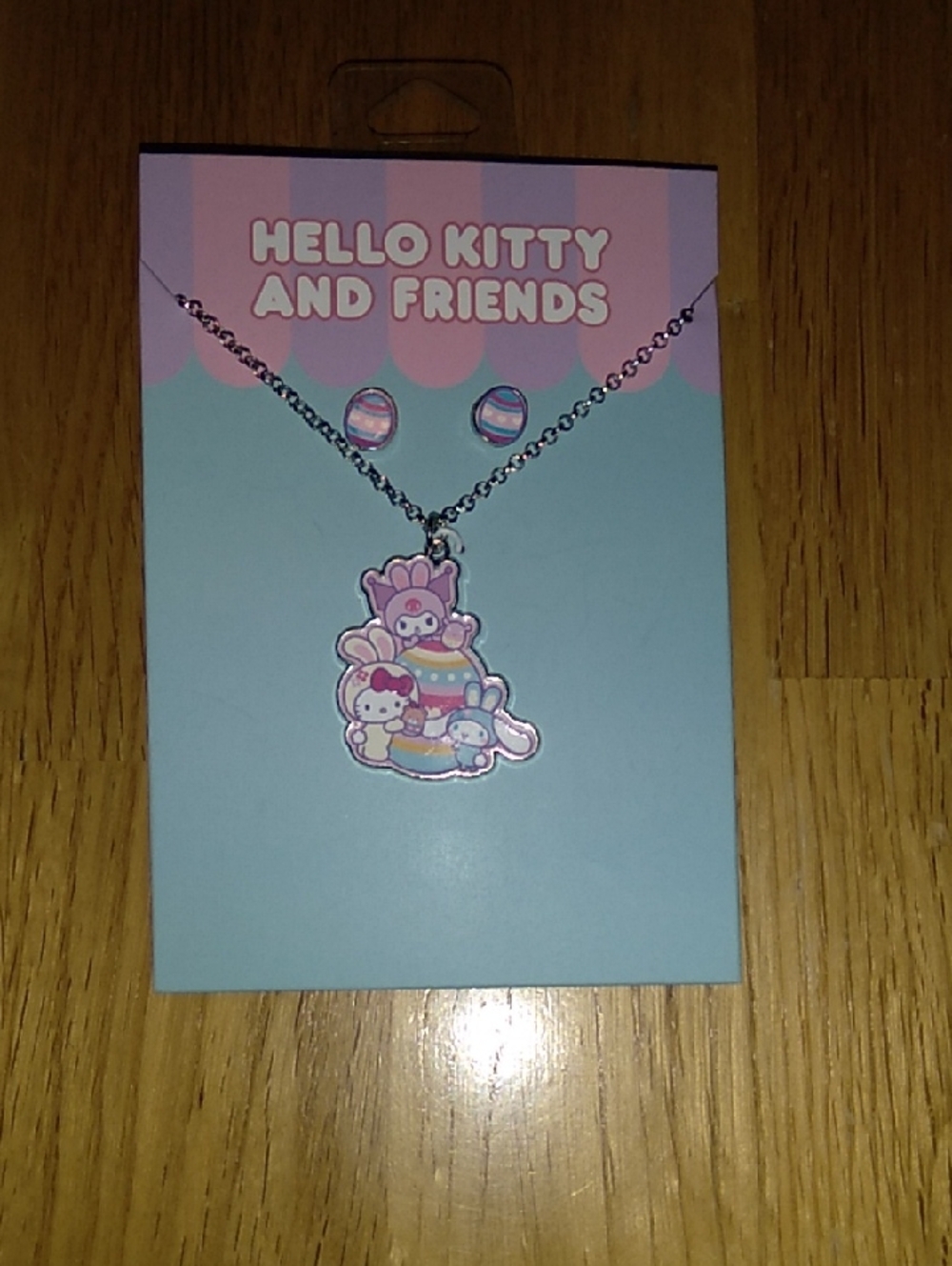 Hello Kitty And Friends NWT EASTER NECKLACE AND EARRINGS